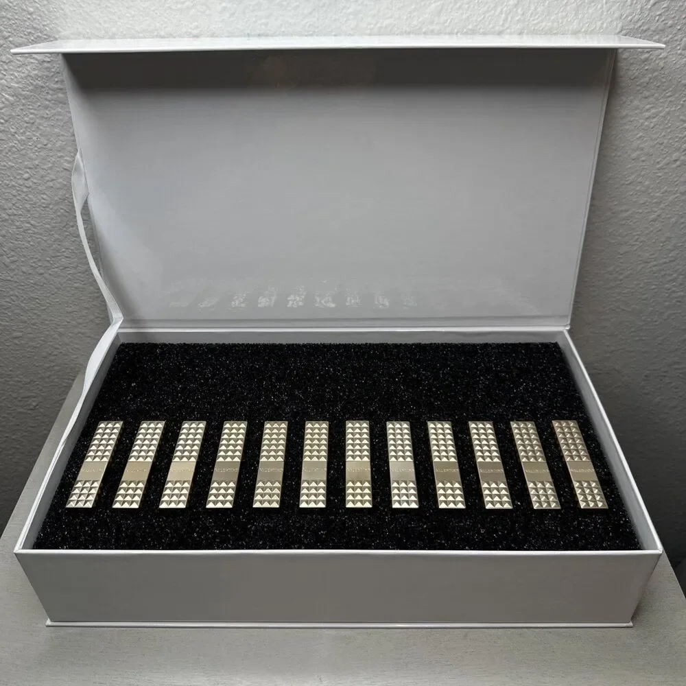 Valentino Spike Matte Lipstick 12 Piece Box Set BRAND NEW